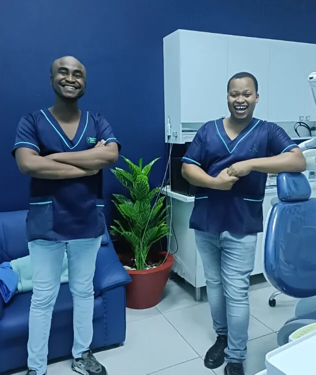 Dr Seko-Ramahlodi and the dental team